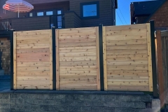 Private wood Fence 